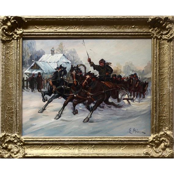 UNTITLED (TROIKA RACE) by Ernest Marza