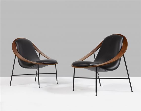 Paire de fauteuils mod. 839 by Ico Parisi, 1955