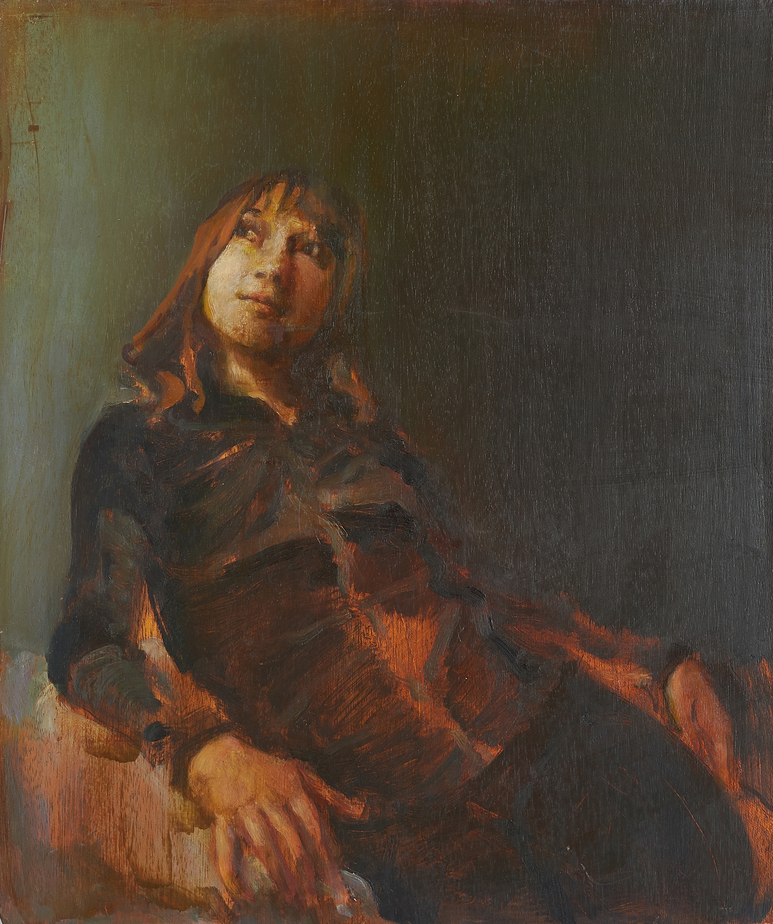 Artwork by Gabi Hamm, Untitled (#7), Made of Oil on wood