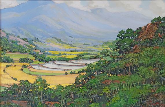 Panoramic View of Central Java (Panorama di Jawa Tengah) by Yap Hian Tjay, 2005