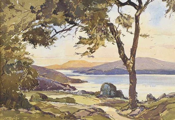 LOUGH REFLECTIONS, BANTRY BAY by Theodore James Gracey
