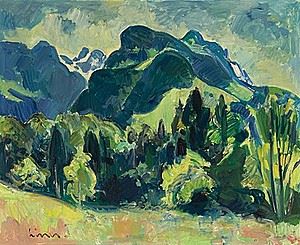 Schwendetal gegen Ebenalp und Altmann