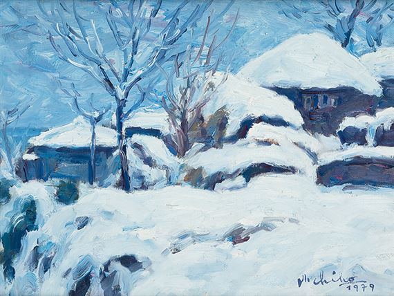 Snowscape by Oh Chi-Ho, 1979