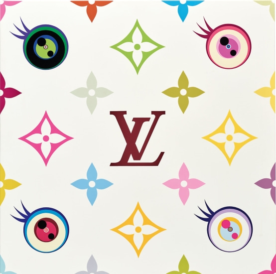 Takashi Murakami, Louis Vuitton | Eye Love Superflat (Black) (2003) |  Available for Sale | Artsy
