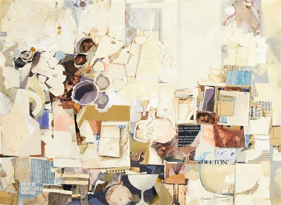 Collage by Naama Nothmann, dated 1987