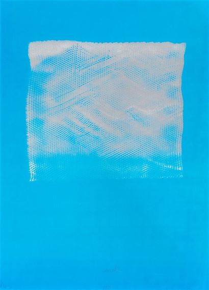 Three works: LICHTNETZ by Heinz Mack, 1969