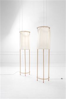 Coppia di lampade da terra - Piero Derossi