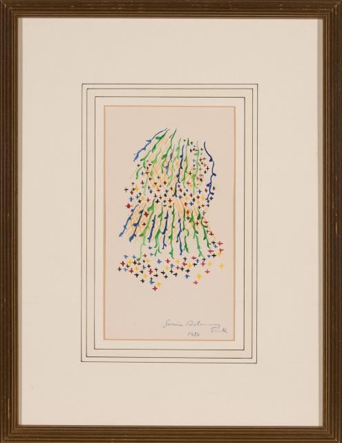 Artwork by Sonia Delaunay, Untitled, Made of Watercolor on paper