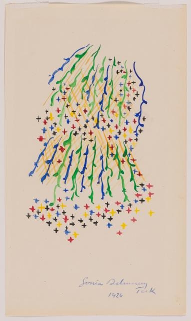 Artwork by Sonia Delaunay, Untitled, Made of Watercolor on paper