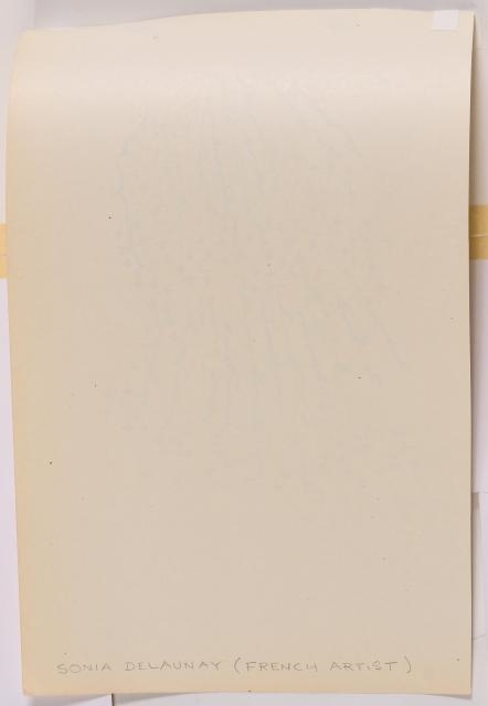 Artwork by Sonia Delaunay, Untitled, Made of Watercolor on paper