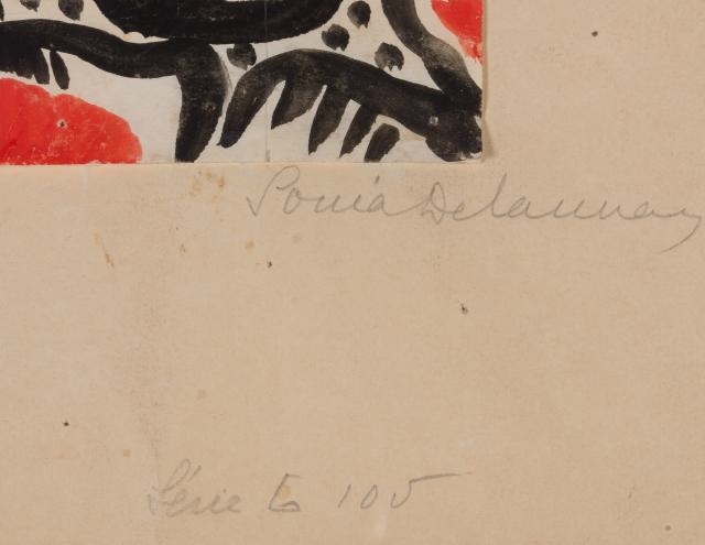 Artwork by Sonia Delaunay, Untitled, Made of Gouache on paper