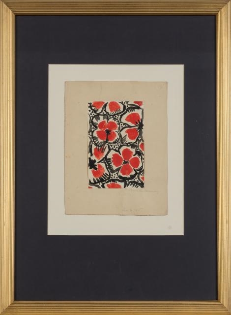 Artwork by Sonia Delaunay, Untitled, Made of Gouache on paper