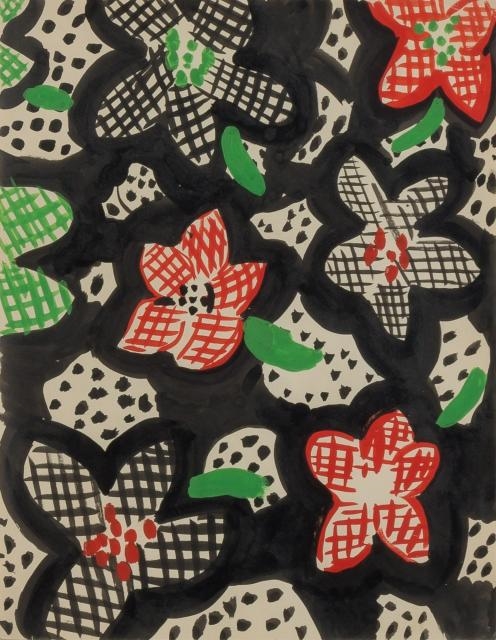 Artwork by Sonia Delaunay, Untitled, Made of Gouache on paper