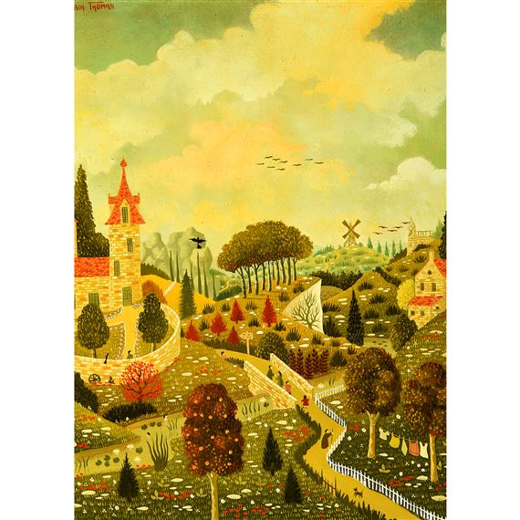 PAYSAGE AU MOULIN by Alain Thomas