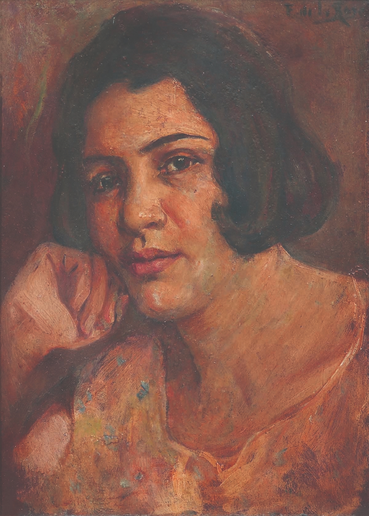 Fabián de la Rosa A Penny for Your Thoughts (Circa 1920) MutualArt