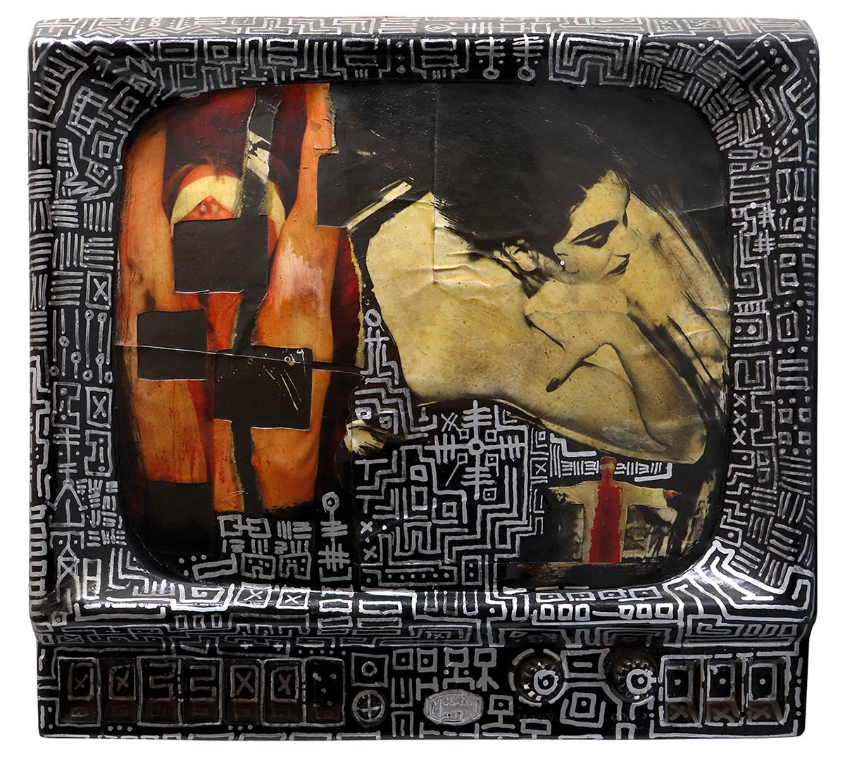 Artwork by Emanuele Giannelli, Thanks to Nitsch, Made of Plaster sculpture