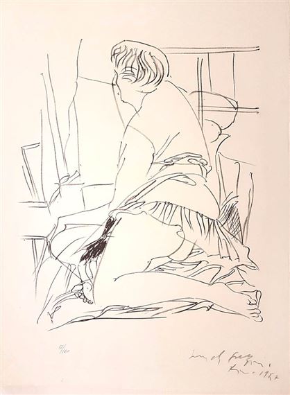 Nude by Pericle Fazzini, 1957