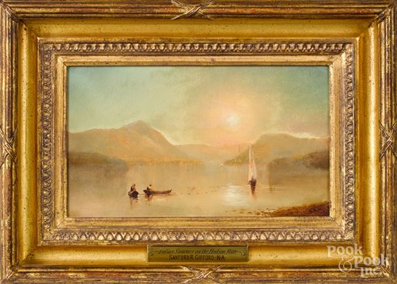 Indian Summer on the Hudson River by Sanford Robinson Gifford
