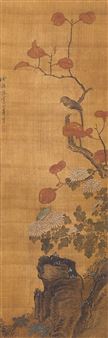 AUTUMN BIRDS AND FLOWERS - Chen Zi