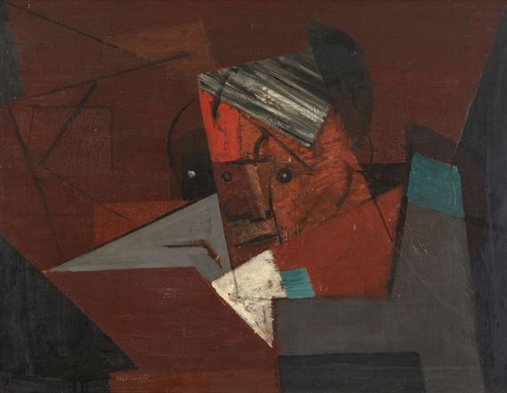 Composition au visage by Louis Marcoussis, 1937