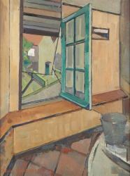 La rue vue de l’intérieur de la maison - Nelly Leclercq