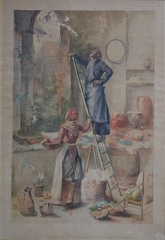 LE CURÉ SUR L'ÉCHELLE - Marie Desliens