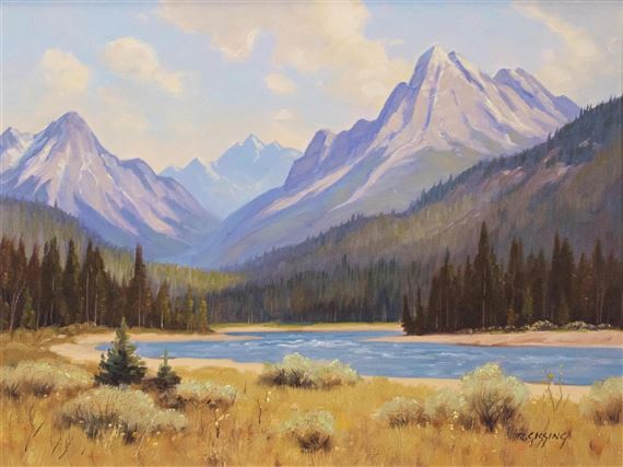 KOOTENAY RIVER by Roland Gissing