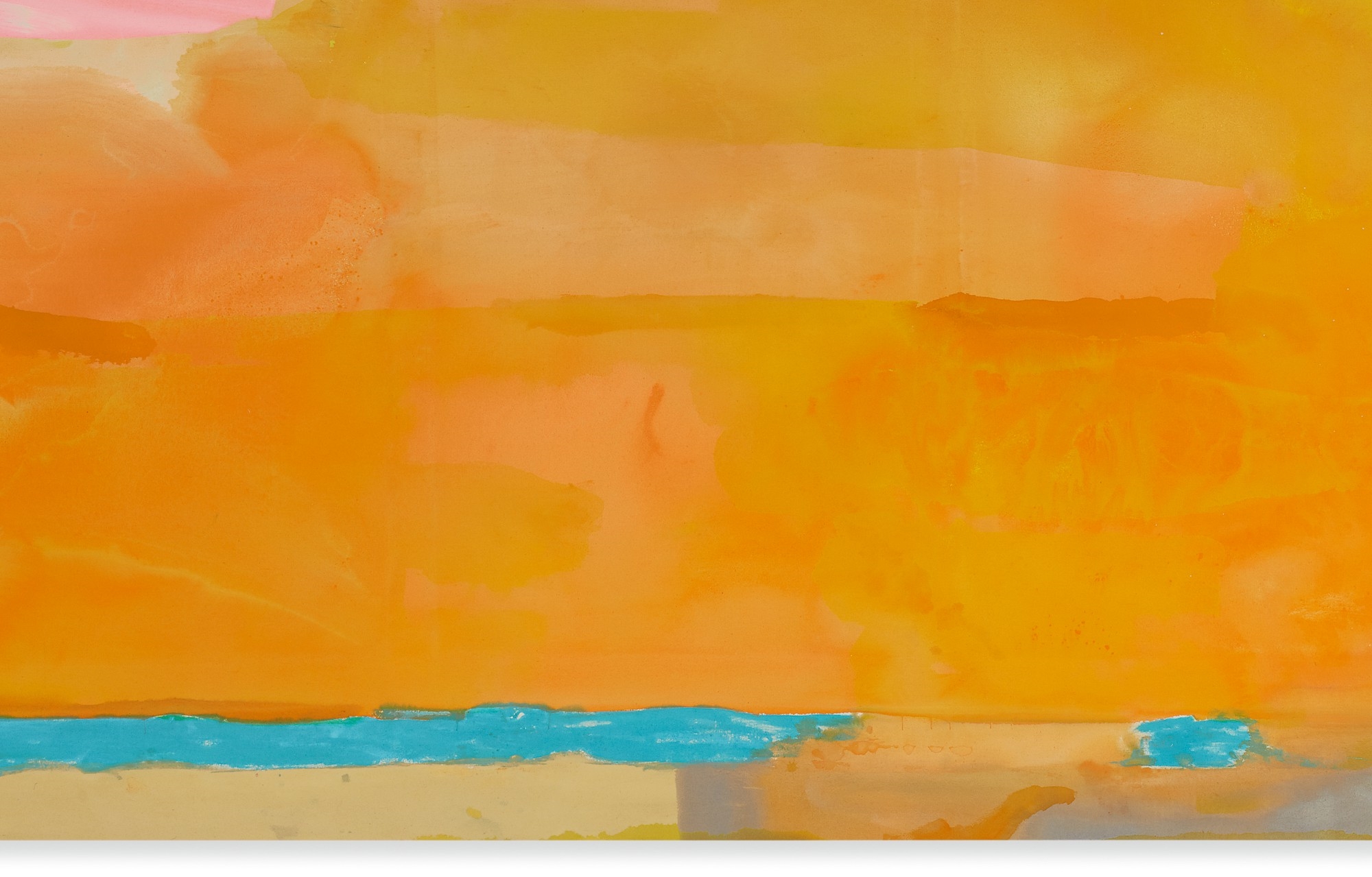 Artwork by Helen Frankenthaler, ROYAL FIREWORKS, Made of acrylic on canvas
