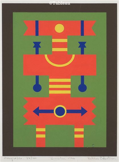 Emblema by Rubem Valentim, 1972