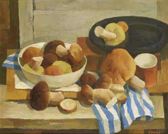 Still Life with mushrooms - Vilis Ozols
