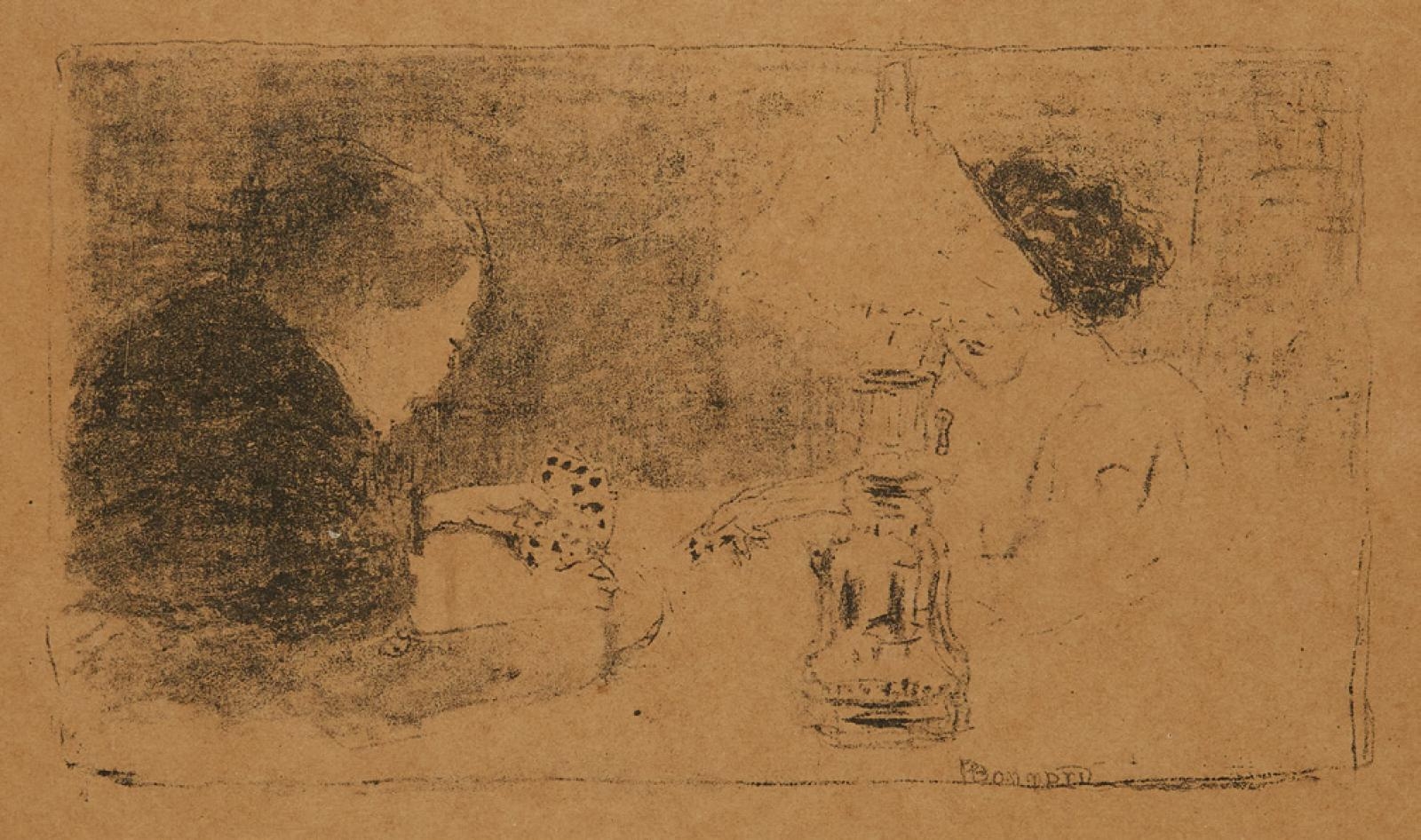 Pierre Bonnard | The card players | MutualArt