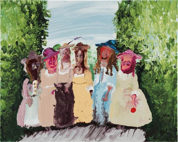 Sunday ladies by Genieve Figgis, Painted in 2016-2017
