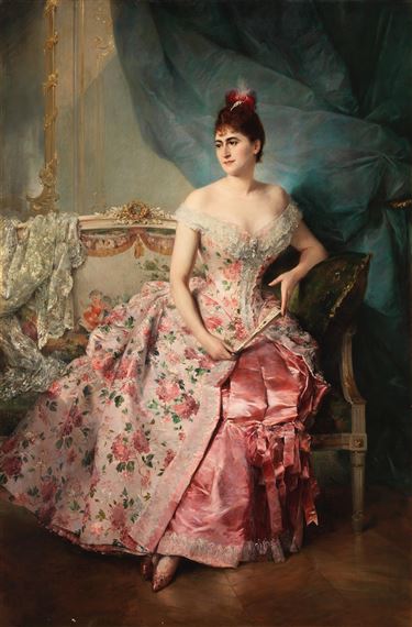 Portrait of a Lady by Raimundo de Madrazo y Garreta, 1881