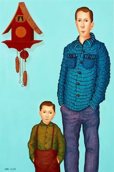 Untitled – double portrait by Mark Olsen, 2012