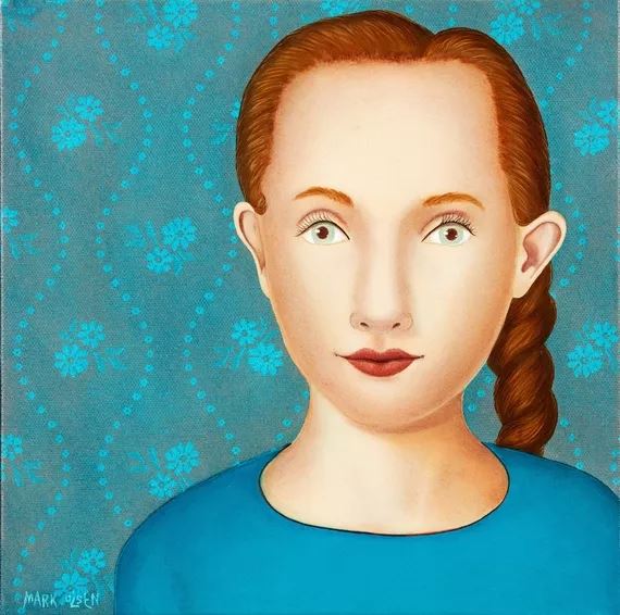 Untitled – Portrait of a girl by Mark Olsen, 2014