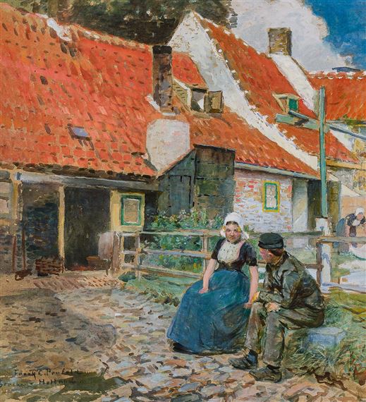 Afternoon Conversation by Frank C. Penfold