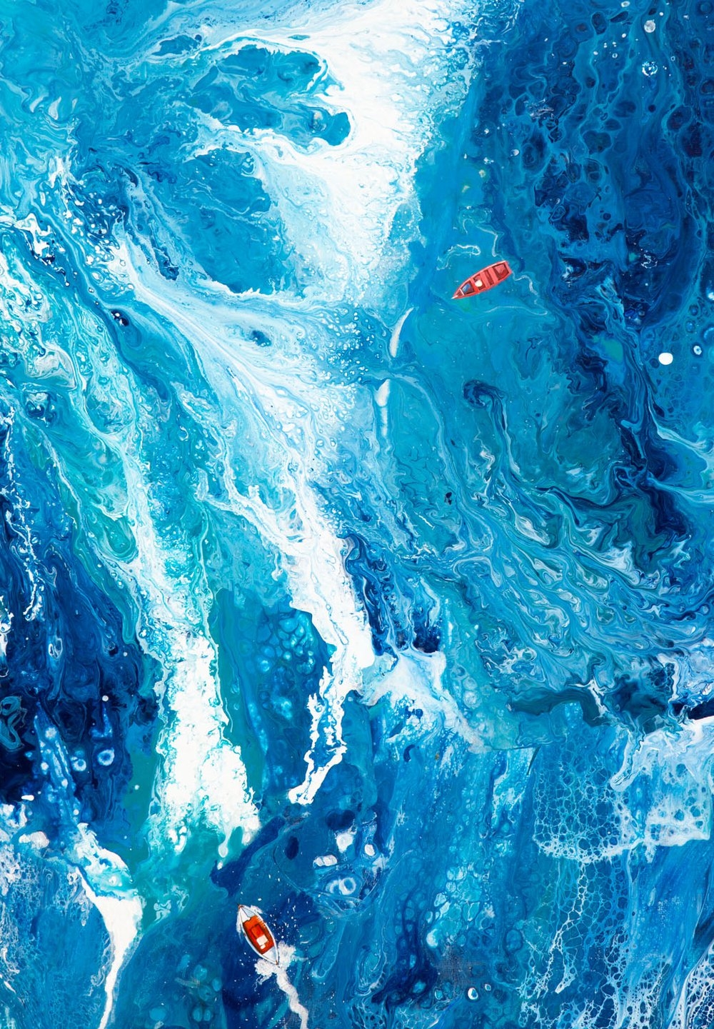 Artwork by Marzena Bis, Voyage, Made of acrylic/canvas