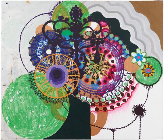 A LUA by Beatriz Milhazes, Executed in 1997