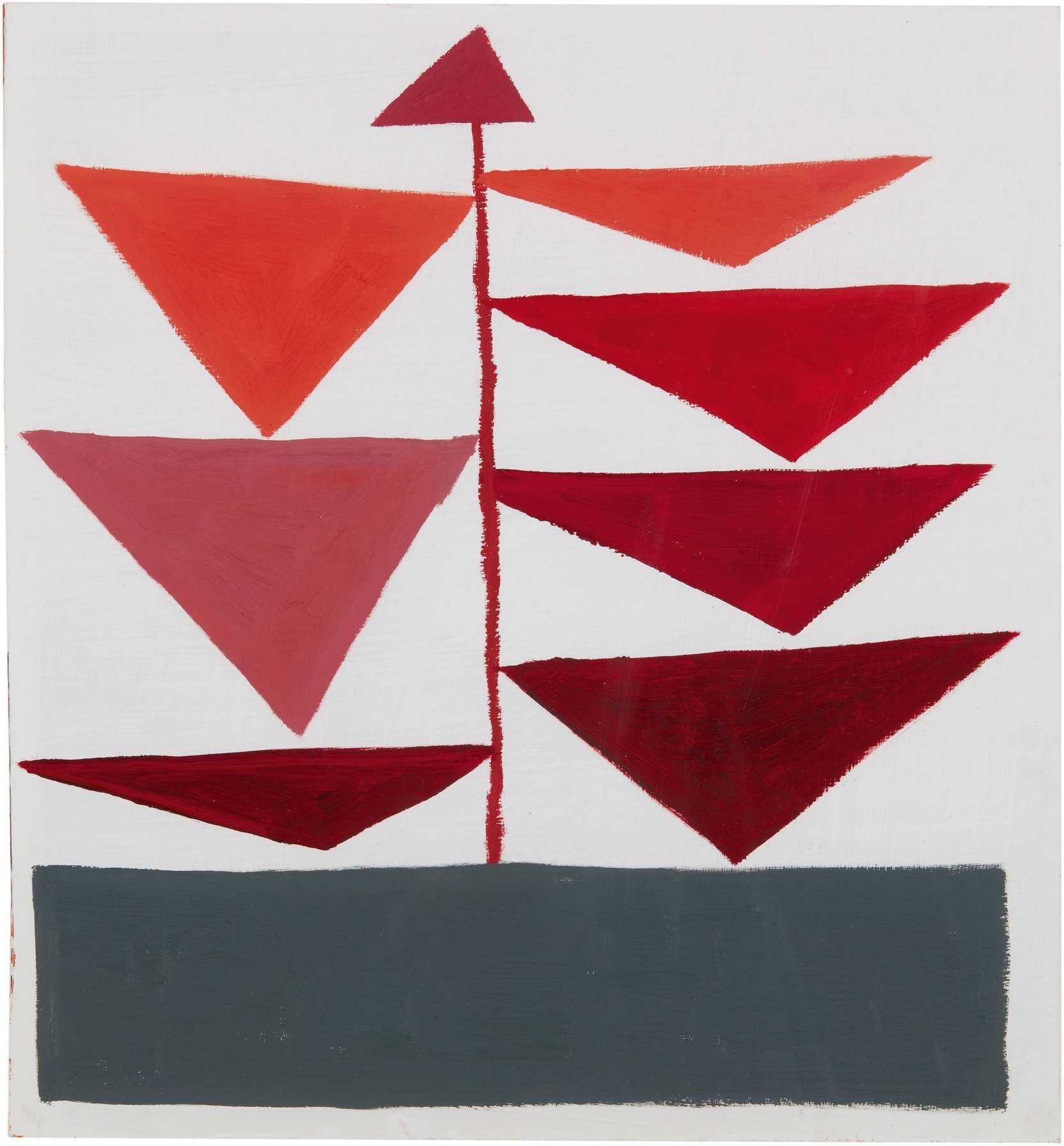 Jonas Wood | TRIANGLE PLANT (2010) | MutualArt