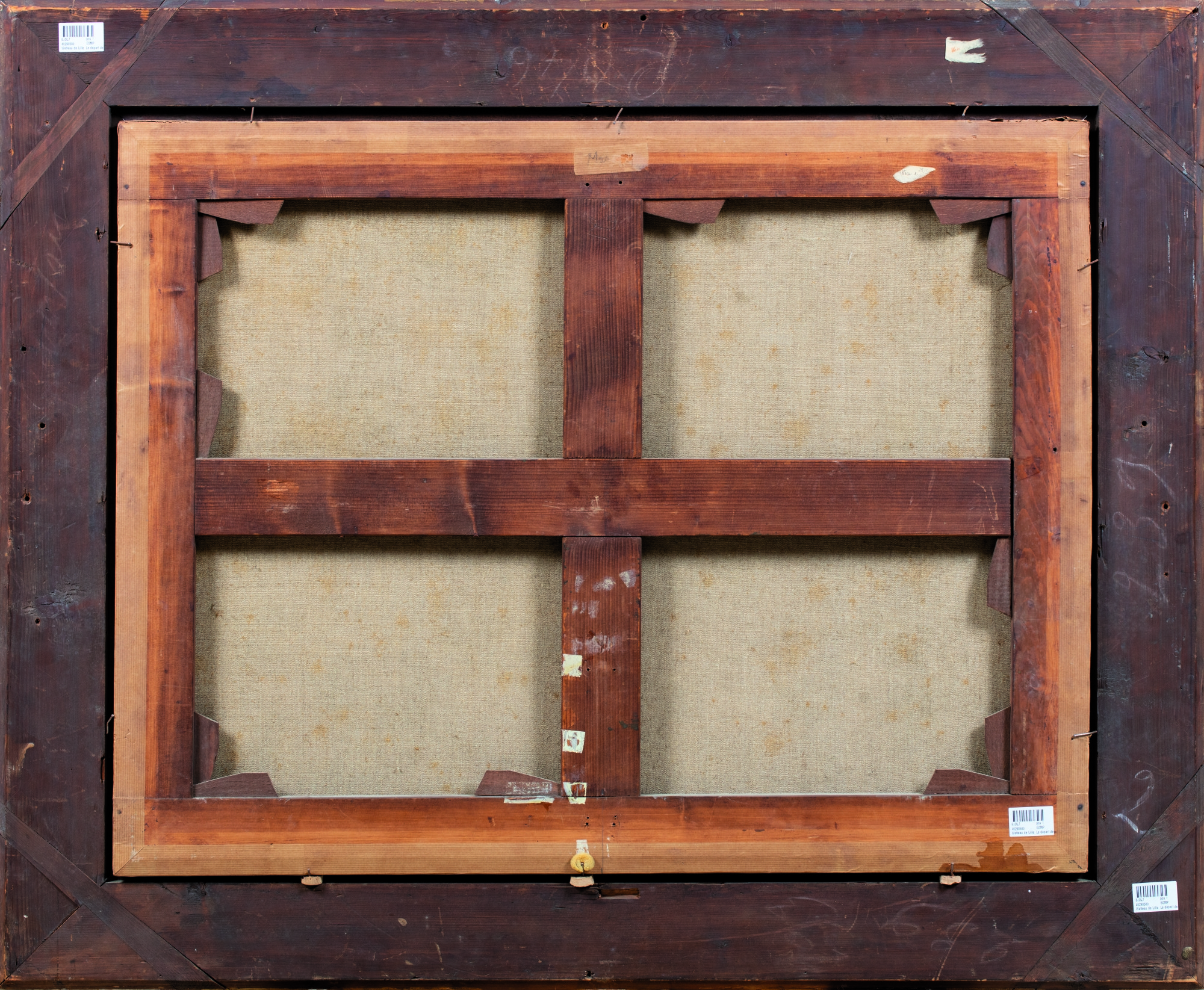 Artwork by Louis-Joseph Watteau, THE DEPARTURE OF THE CONSCRIPTS, Made of Oil on canvas
