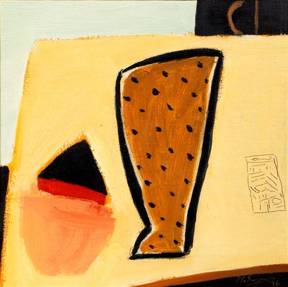 David Ralph Simpson | Leopard Spots and Cut Diamonds | MutualArt