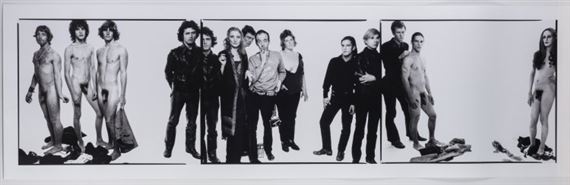 'Andy Warhol and members of the Factory, New York City, 10-30-69', 1969
