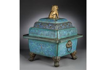 Chinese Imperial Cloisonné Censer from 1700s Could Bring $150,000 at Heritage Asian Art Auction