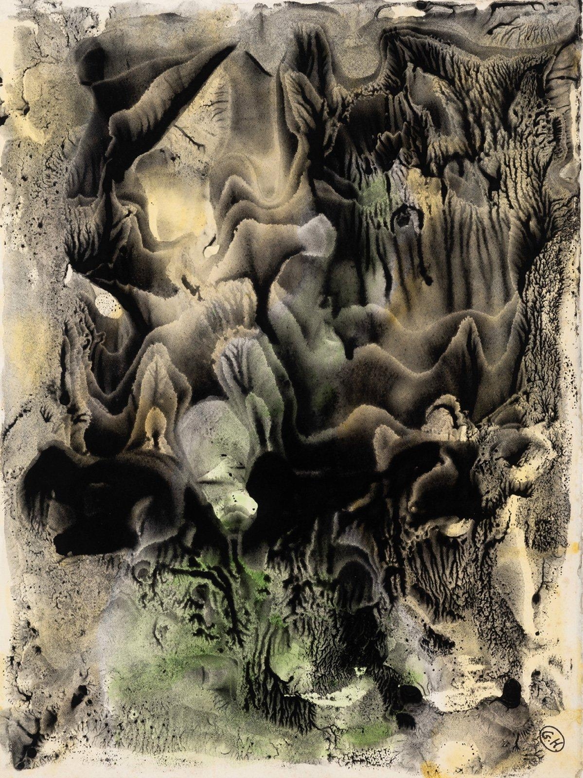 Hugnet Georges Decalcomania Circa 1946 Mutualart