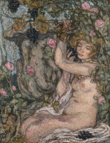 Au flanc du vase by Edmond-Francois Aman-Jean, Circa 1921
