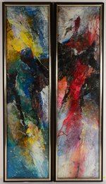 Two works: Abstrakte Komposition (2) - Henning Rethmeier