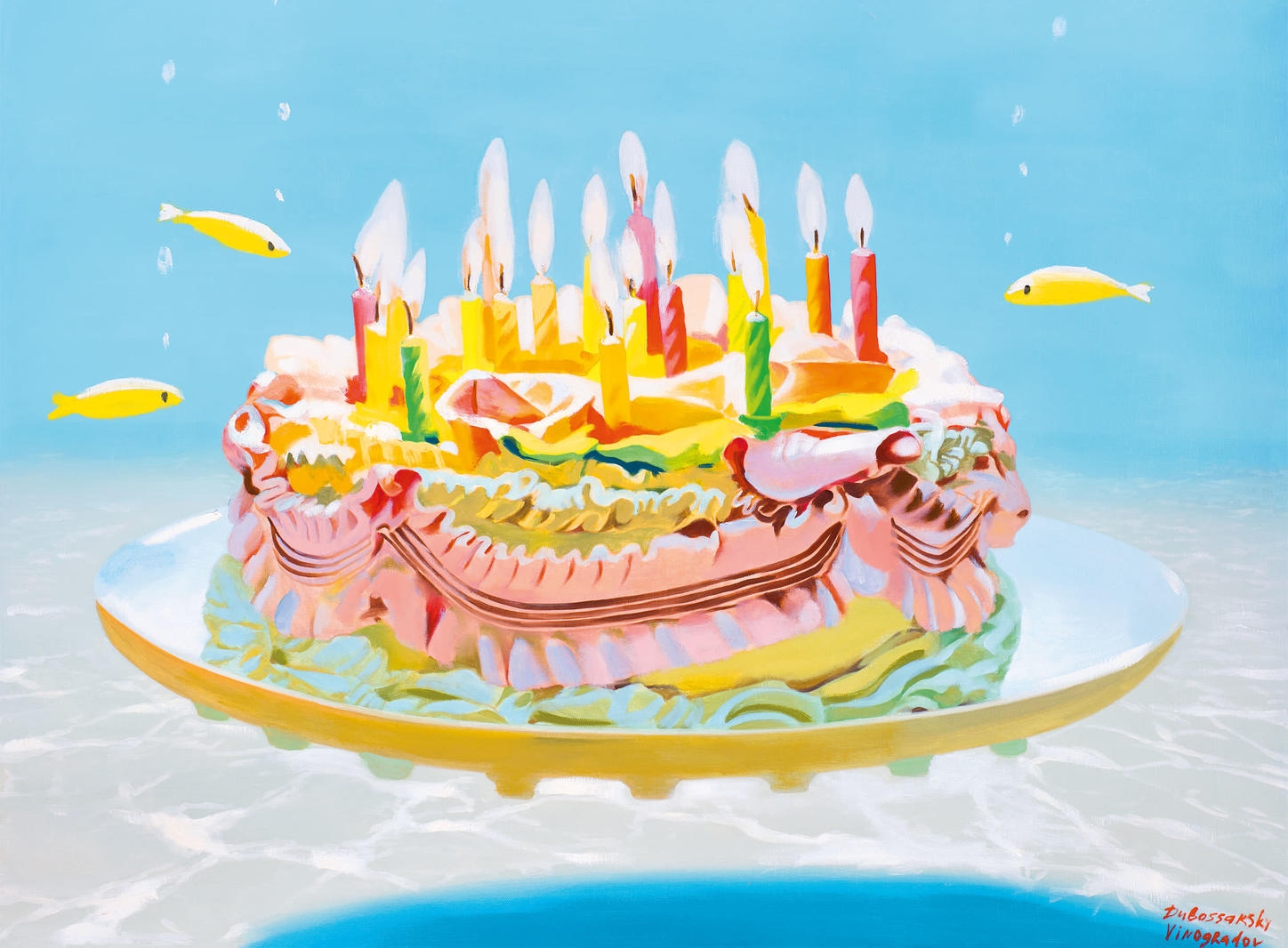 Artwork by Vladimir Dubossarsky, Alexander Vinogradov, Happy Birthday, Made of oil on canvas