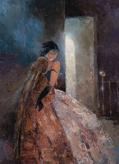 Before the Ball by Josef Łącki, 1991