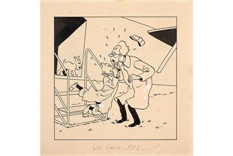 Tintin's Hitler Skit Cover Goes Under Hammer