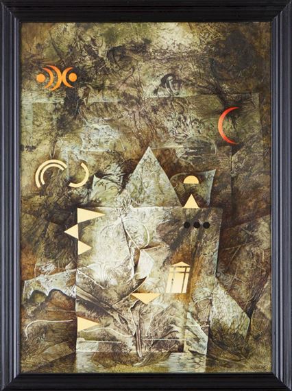 À l`horizon, le desert...? (Am Horizont, die Wüste...? by Jacques Henri Roger, 1987